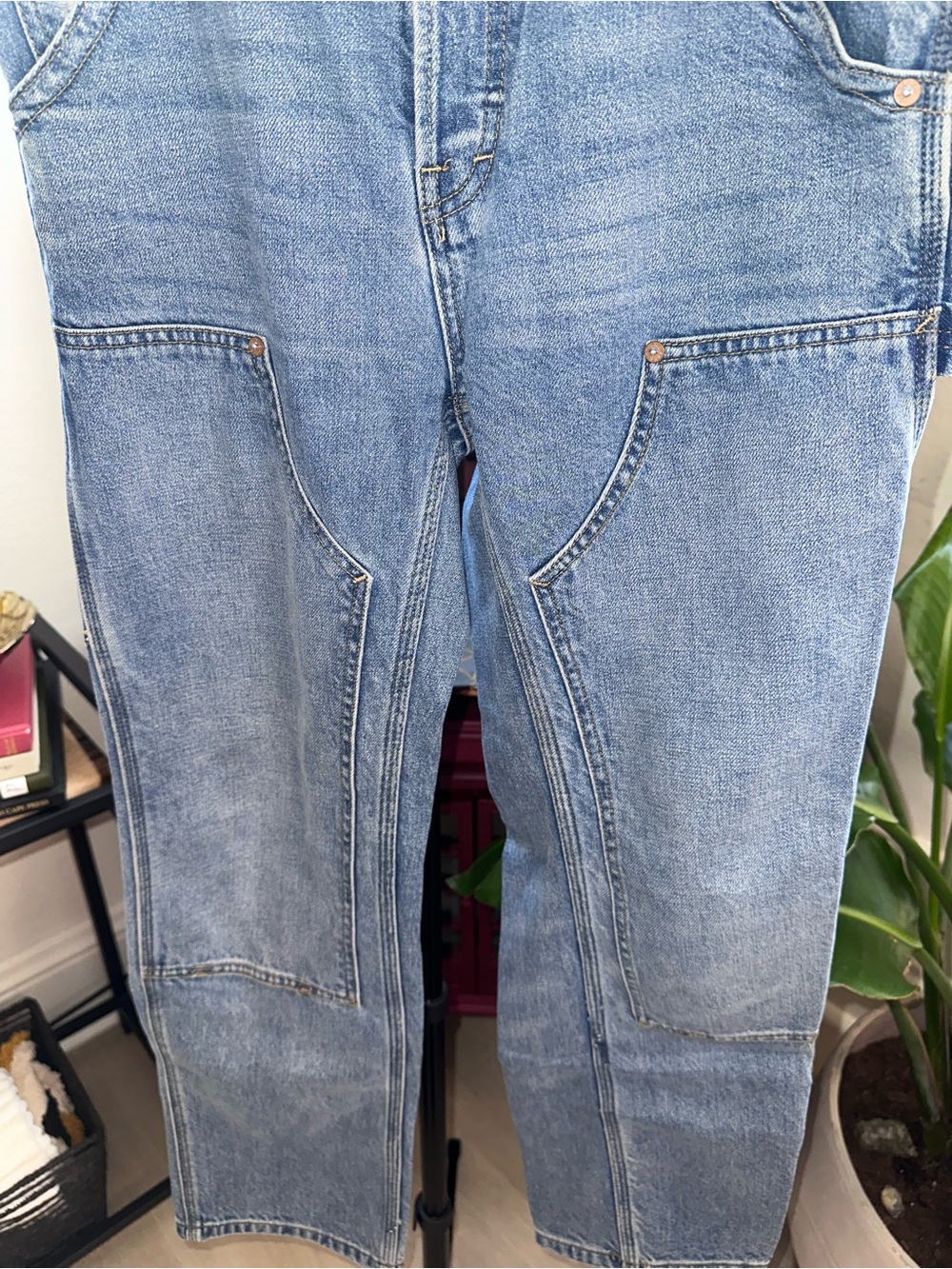 We The Free Relaxed Light Blue Carpenter Jeans - Picture 4 of 5